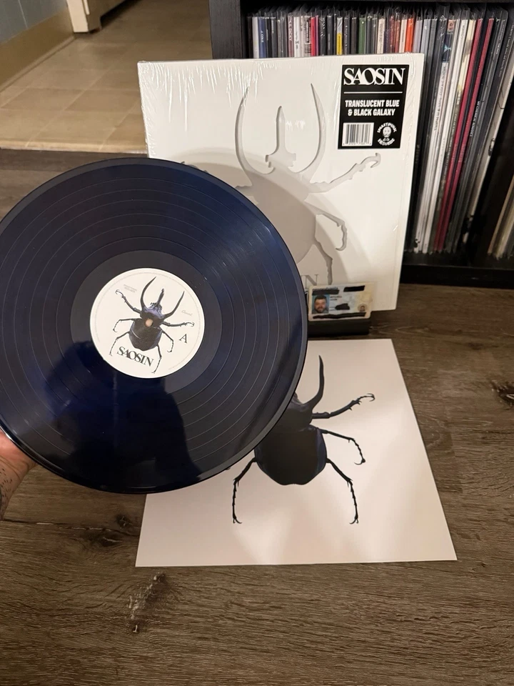 Saosin Self-Titled Vinyl Blue & Black Colored Vinyl Foto 1 de 1