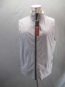 NWT 32 DEGREES HEAT Size S Mens Gray Down Feather Full Zip Insulated Vest 154 - Picture 1 of 10