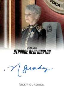 Star Trek Strange New Worlds Season 2 Autograph Nicky Guadagni as Admiral Javas	 - Picture 1 of 3