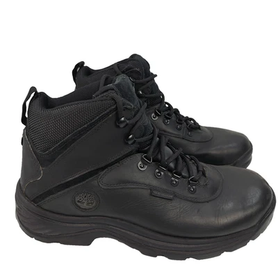 Timberland Hombres 10.5 Blanco Cornisa-Medio Impermeable-Bota de Senderismo Negra Foto 1 de 4