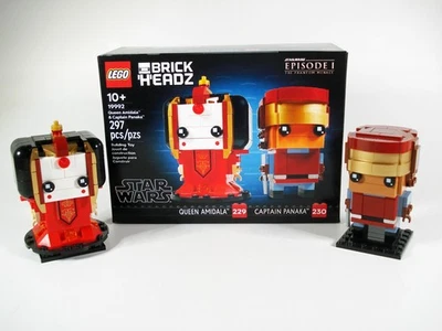 Lego Brickheadz Star Wars Paquete de 2 QUEEN AMIDALA Y CAPITÁN PANAKA en Caja Personalizada Foto 1 de 4