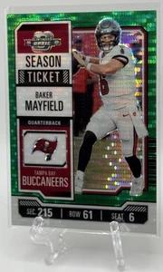 Baker Mayfield 2023 Panini Contenders Optic #53 Green Pulsar Prizm /35! Bucs - Picture 1 of 3