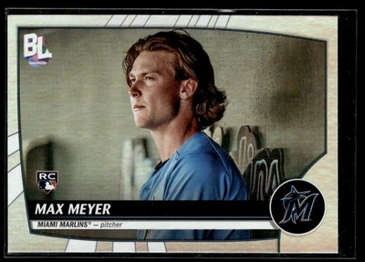 2023 Topps Big League Refractor #206 Max Meyer Rookie RC - Image 1 of 2