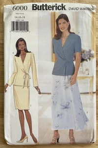 Butterick Sewing Pattern 6000 Ladies /Misses Top & Skirt Size 14-18 Uncut - Picture 1 of 4