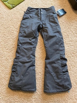 Pantalones de esquí Obermeyer Jessi para nieve nuevos con etiquetas talla S (8) sistema de uso extendido juvenil gris Foto 1 de 4
