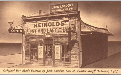 Oakland California - Heinolds' Last Chance Bar -Jack London Vintage Postcard - Image 1 of 2