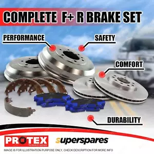 Disc Brake Rotors Pads Drums Shoes for Toyota Hilux RZN147 RZN149 RZN154 98-05 - Picture 1 of 2