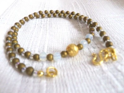 Elegant Kette Collier Perlenkette Gold filled NEU Geschenk - Bild 1 von 4