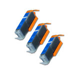 3 Cyan Ink Cartridge Works For Pixma Cli-271Xl 271Xl Mg6800 Mg5700 Ts6020 Ts5000