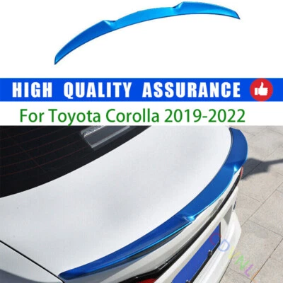 Alerón trasero de titanio azul para Toyota Corolla 2019-2022 tira de aleta 1* Foto 1 de 4