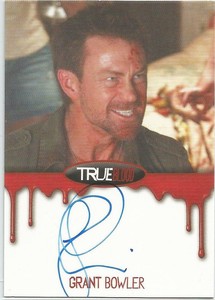 True Blood Premiere Autographed Grant Bowler Trading Card HBO