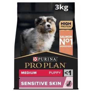 Purina Pro Plan Sensitive Skin Puppy Medium Breed - Dry Food with Salmon 3kg - Picture 1 of 1