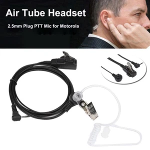2.5mm 1 Pin Walkie Talkie Air Tube Headset Earpiece PTT Mic for Motorola Radio - Picture 1 of 12