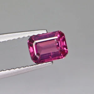 1.20Ct Natural Rhodolite Garnet Octagon Cut Magenta Purple Color Loose Gemstones - Picture 1 of 5