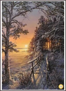Noche de invierno 136 - Gráfico Contado Punto de Cruz Patrón Xstitch - Imagen 1 de 5