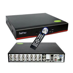 DVR AHD CVI TVI CVBS IP 16 CANALI 5 MPX IBRIDO FULL HD P2P CLOUD - Foto 1 di 5