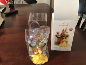 2009 Hallmark Ornament Beauty and the Beast A Warm & Cozy Christmas Fireplace - Picture 1 of 2
