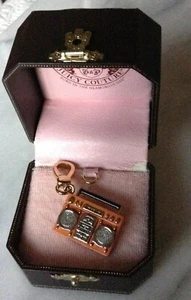 Juicy Couture "Boom Box/Radio" (Orange)📻 Charm. Retired, New in Box!✨ - Picture 1 of 6