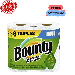 Bounty White Select-A-Size Paper Towel Roll (2 Triple Rolls) - Picture 1 of 3