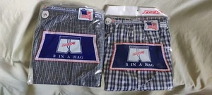 6 Rocky Men Boxer Brief Underwear Size: 2X 46"-48" Multi Plaid NEW - Picture 1 of 2