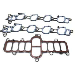 New Set Intake Manifold Gaskets Lower for E150 Van E250 F150 Truck F250 F-150 - Picture 1 of 6