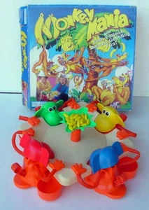Vintage 1990 Parker Brothers Monkey Mania Banana Action Board Game Hungry Hippo - Picture 1 of 12