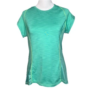 Moxie Cycling Co. T-Shirt Green Large Zipped Pocket Wicking Polyester Spandex - Picture 1 of 7