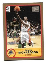 Jason Richardson - 2005-06 Bazooka Gold Parallel Set - #23