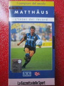 Lothar MATTHAUS L'INTER DEI RECORD film VHS La Gazzetta dello Sport 2000 rarità - Foto 1 di 4