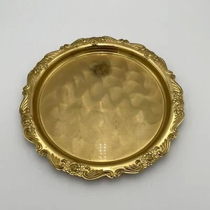Good Art Contempo Solid Brass Hand Finished Platter - Picture 1 of 2