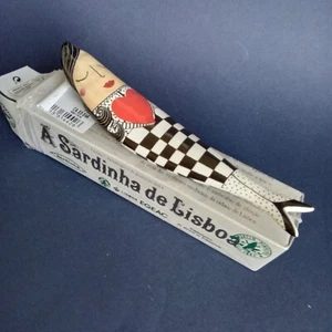 Bordallo Pinheiro Sardinha Portugal Ceramic Fish Figurine Loving Maria - Picture 1 of 11