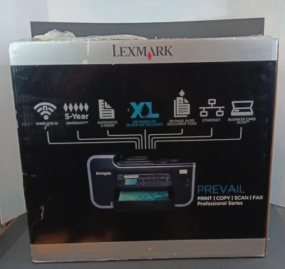 NEW Lexmark Prevail Pro705 All-In-One Inkjet Printer With Ink! - Image 1 of 4