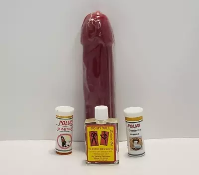 RITUAL VELA PENE ROJO KIT AMARRE SEXUAL/MATERIALES E INSTRUCCIONES INCLUIDAS !!