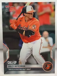 Adley Rutschman 2022 Topps Jetzt 5/21 Triples IN Aufregend MLB Debut #214 - Sp / - Bild 1 von 2