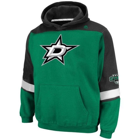 NWT Youth Dallas Stars NHL Majestic Lil’ Ice Classic Fleece Hoodie Cover