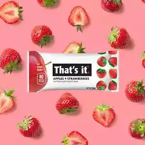 NEW 8 pieces That's it. Mini Fruit Bars - Apples + Strawberries (EXP 03/2026) - Picture 1 of 2