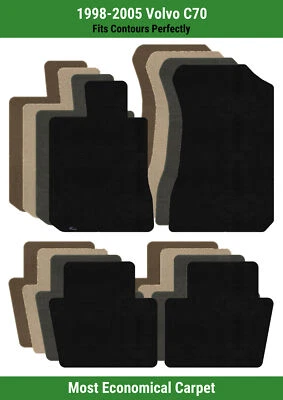 Lloyd Velourtex Front & Rear Row Carpet Mats for 1998-2005 Volvo C70  - Image 1 of 4