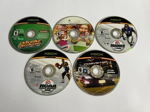 Original Xbox Games Lot Of 5 Discs Only NCAA Corvette Madden Big Bumpin Karaoke - Picture 1 of 1