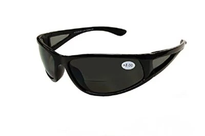 Gafas de sol de lectura bifocales de línea casi invisible envolventes deportivas hombres mujeres Foto 1 de 3