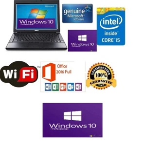 Dell Latitude E6410 Laptop. Intel Core i5 M520 2.67GHz fully loaded windows 10 - Picture 1 of 12