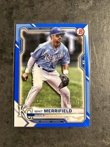 2021 Bowman Blue #1 Whit Merrifield  #'d/150