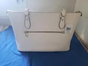 Coach Damen Gallery Handtasche Leder Gold Kreide CH285 (neu, mit Etikett) - Bild 1 von 4