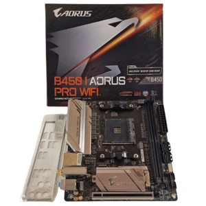 Scheda Madre GIGABYTE B450 I AORUS PRO WIFI AM4 AMD Serie 1 2 3 4000 5000 DDR4 - Imagen 1 de 8