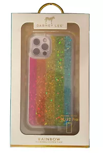 Dabney Lee iPhone 12 Pro Rainbow ๐ Floating Glitter Case New - Picture 1 of 1