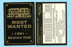 1991 World of Outlaws Most Wanted Series One - J.I.A.