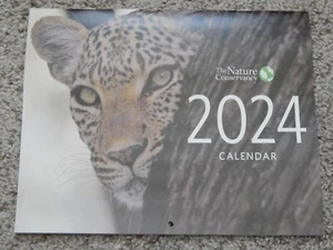 2024 THE NATURE CONSERVANCY WILDLIFE 16 MONTH WALL DESK CALENDAR NEW - Picture 1 of 5