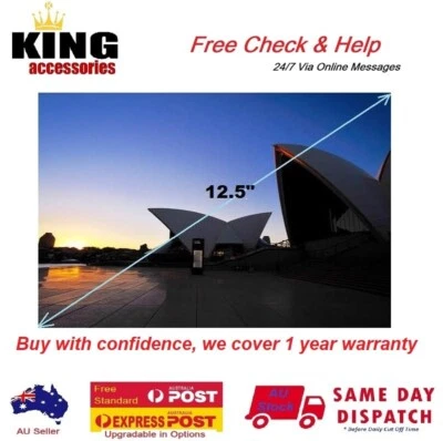 12.5" HD 1366*768 Laptop Screen for LG LP125WH2 TPB1 TPF1 TPM1 TPP1  Non-touch - Image 1 of 2