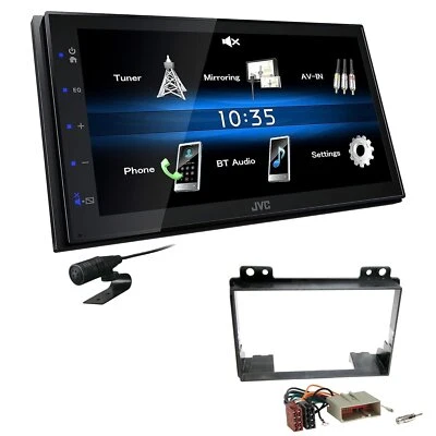 JVC Autoradio Touchscreen Bluetooth USB für Ford Fusion 2002-2005 in schwarz - Bild 1 von 4