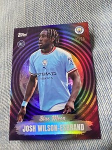 Josh Wilson-esbrand topps rookie football card manchester city team set 01/25
