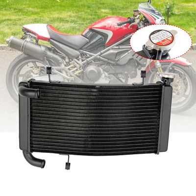 CUBAUTO Aluminium Radiateur Pour 01-02 Ducati Monster S4 / 03-08 03 Ducati Monster S4R